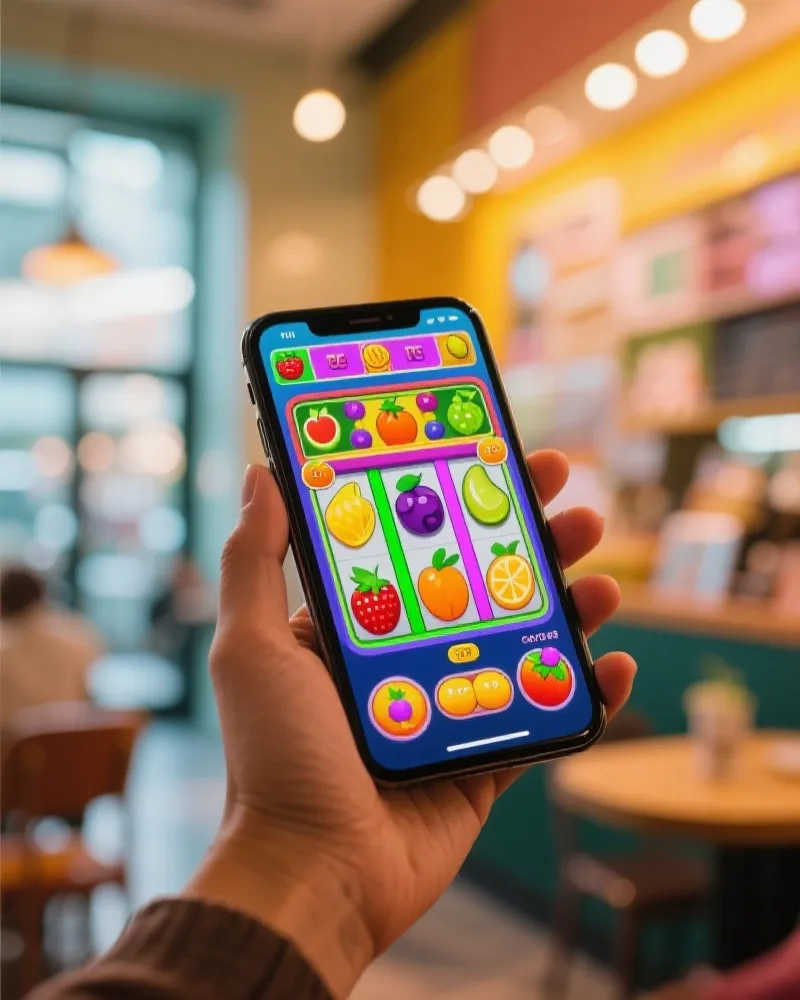 Mobile Fruit Machine Gameplay